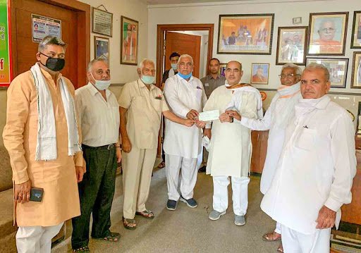 ਭਗਵਾਨ ਪਰਸ਼ੂਰਾਮ ਦੀ ਜੈਯੰਤੀ ‘ਤੇ ਸੰਸਥਾਵਾਂ ਵੱਲੋਂ ਹਰਿਆਣਾ ਸਰਕਾਰ ਨੂੰ ਦਿੱਤੇ ਗਏ 4 ਲੱਖ 13 ਹਜਾਰ 111 ਰੁਪਏ : ਟ੍ਰਾਂਸਪੋਰਟ ਮੰਤਰੀ