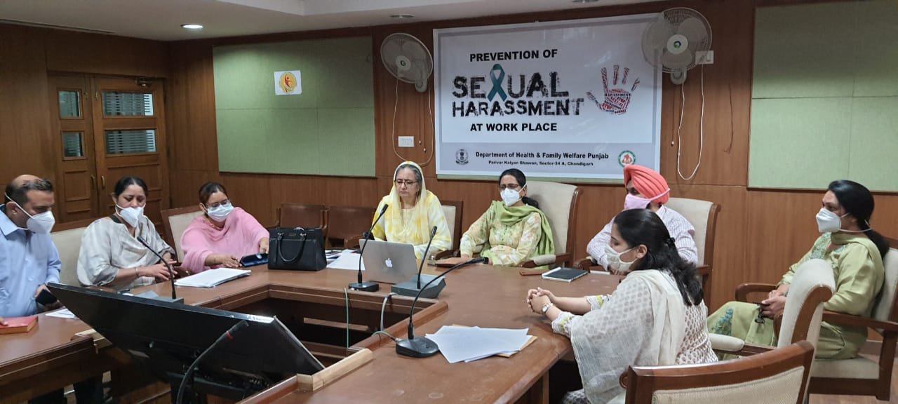 Health department organises workshop on Prevention of Sexual Harassment at Workplace