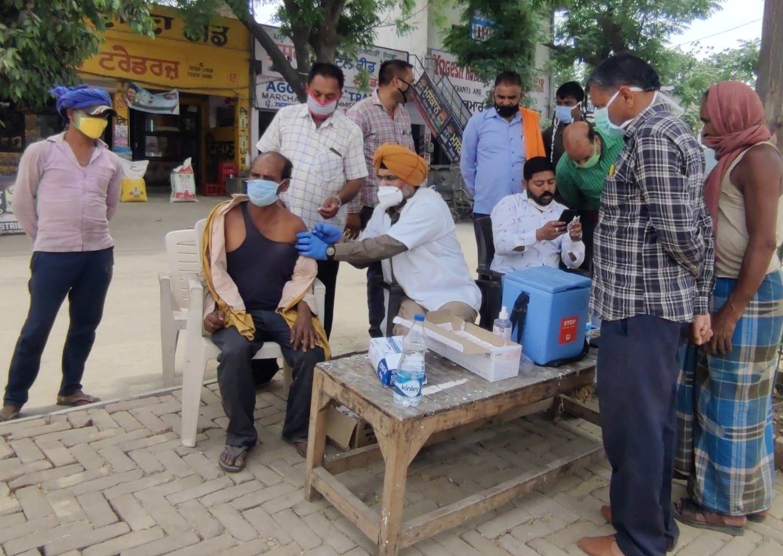 MORE THAN 6000 PERSONS TOOK JAB OF COVID VACCINE IN STATE MANDIS DURING ONGOING PROCUREMENT SEASON