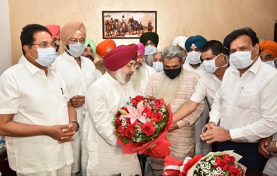 LALLI MAJITHIA ASSUMES CHARGE AS CHAIRMAN PUNGRAIN IN PRESENCE OF CABINET MINISTERS AND MEMBER PARLIAMENTS