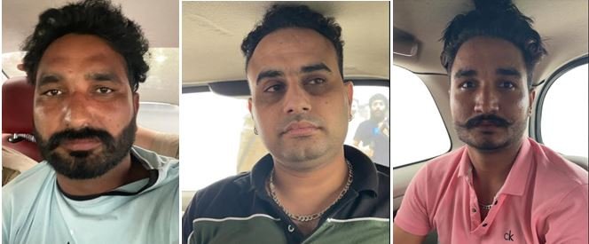 अमृतसर में विशेष कार्यवाही दौरान दो वांछित गैंगस्टर और उनका साथी गिरफ्तार
