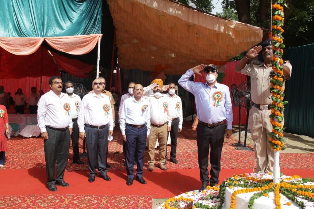 The Celebration Of 75th Independence Day at Punjab State Transmission Corporation Limited (PSTCL).