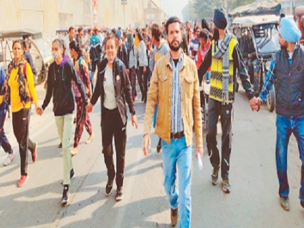 पंजाब पुलिस’में भरती मामले सम्बन्धित नौजवानों ने मैन हाईवेय किया जाम, किया ज़ोरदार प्रदर्शन