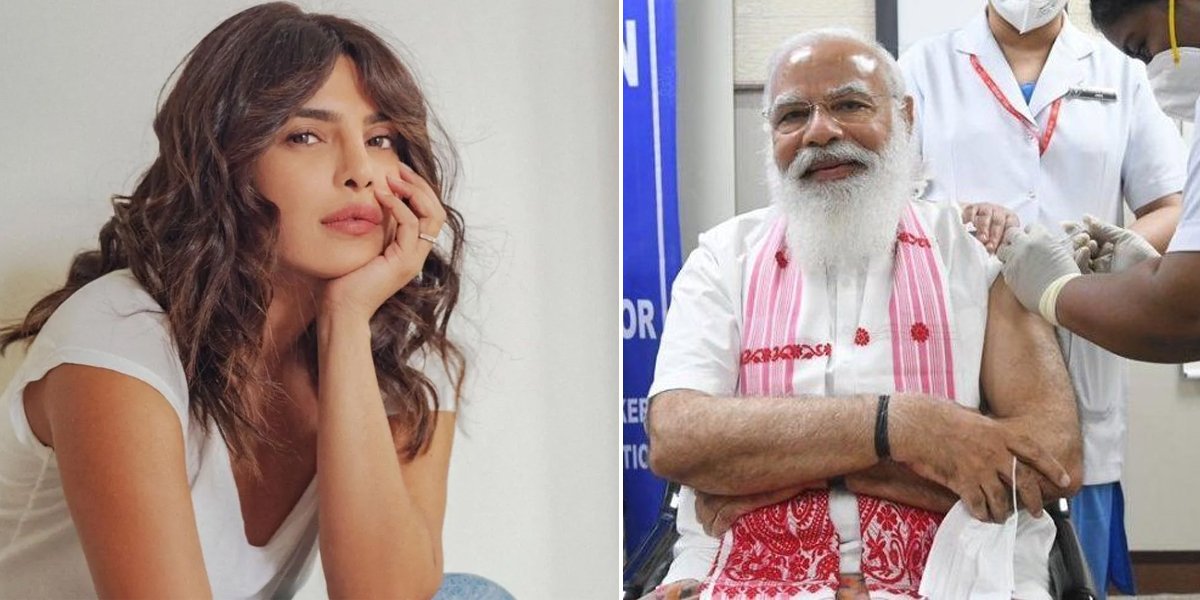 बिहार में पी.एम.मोदी और प्रियंका चोपड़ा ने लगवाई कोरोना वैक्सीन ! मामला जानोगे तो हो जाओगे हैरान
