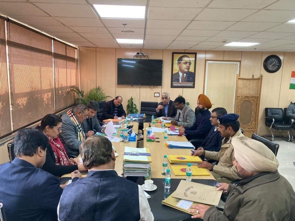 Senior Officers of Punjab Government appear before NCSC at New Delhi, Show relevant record & documents to Commission, Apprise Commission about rehabilitation and offer of 2BHK to families