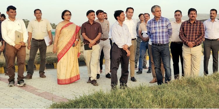 कुलपति ने महाराणा प्रताप उद्यान विश्वविद्यालय का दौरा किया