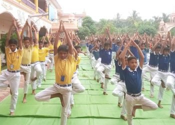 अंतराष्ट्रीय योग दिवस गुरुकूल में मनाया गया