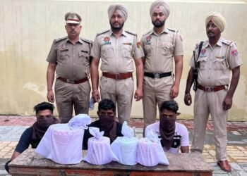 पंजाब पुलिस ने अमृतसर से 12 किलो हेरोइन की बरामद; तीन नशा-तस्कर काबू  