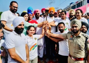 ‘‘खेडां वतन पंजाब दियां’’ की मशाल का एसएएस नगर जिले में पहुँचने पर कुराली में भरपूर स्वागत