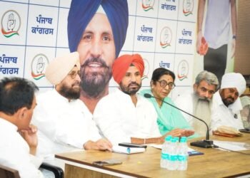 लोकसभा चुनाव में आप के साथ गठबंधन का हाथ उठाकर विरोध