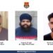 पंजाब पुलिस की ए.जी.टी.एफ. ने केंद्रीय एजेंसियों के साथ मिलकर गैंगस्टर सोनू खत्री के तीन शूटरों को किया गिरफ़्तार; 3 पिस्तौल बरामद