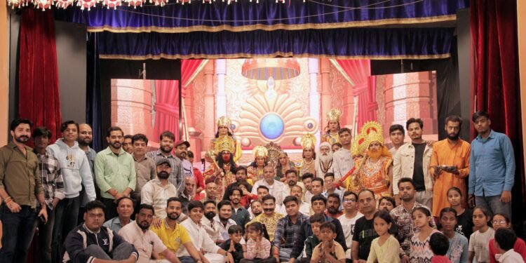 जोड़ियां भटिया श्री रामलीला में दशहरे वाले दिन हुआ रावण का वध , प्रभु श्री राम का हुआ राजतिलक