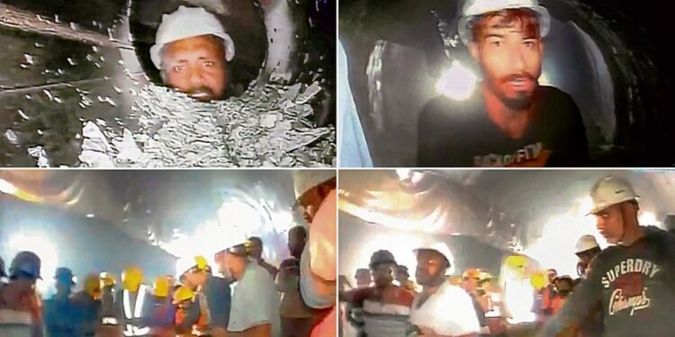 सुरंग में फंसे श्रमिकों तक पहुंचा कैमरा, जल्द निकाले जाने की उम्मीद