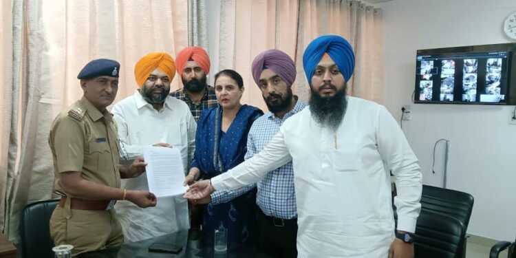 भाजपा पंजाब प्रतिनिधिमंडल ने नफरत फैलाने वाले भाषण के लिए संदीप दायमा के खिलाफ पुलिस में शिकायत दर्ज कराई