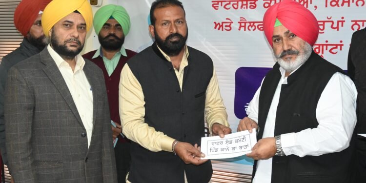चेतन सिंह जौड़ामाजरा ने राज्य में वाटरशैड्ड प्रोग्रामों के लिए 4.00 करोड़ की ग्रांट सौंपी