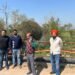 जल निकासी टीम ने किया चीची दरान बांध का दौरा