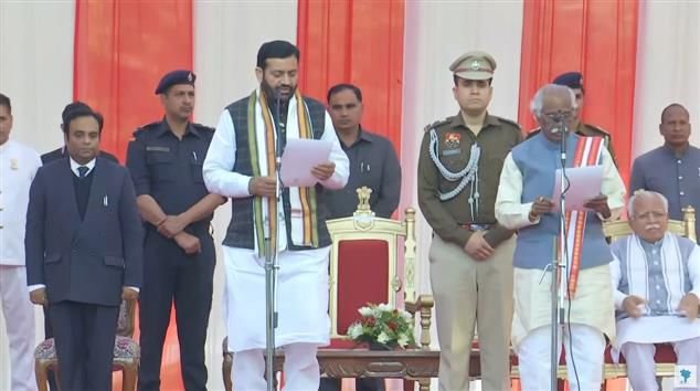 उद्घाटन समारोह नायब सिंह सैनी के लिए हुआ क्योंकि उन्होंने हरियाणा के मुख्यमंत्री की भूमिका निभाई थी।