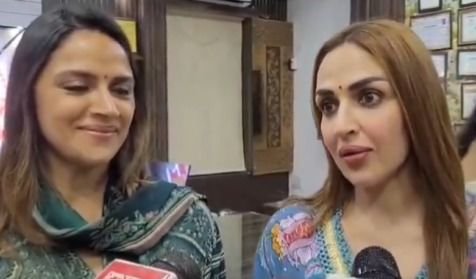 हेमा मालिनी के चुनाव प्रचार के दौरान ईशा देओल मथुरा पहुंचीं