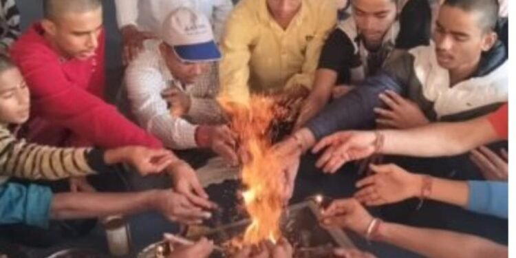 श्री मद भगवद गीता के 7 वें अध्याय का पाठ कर तर्पण किया