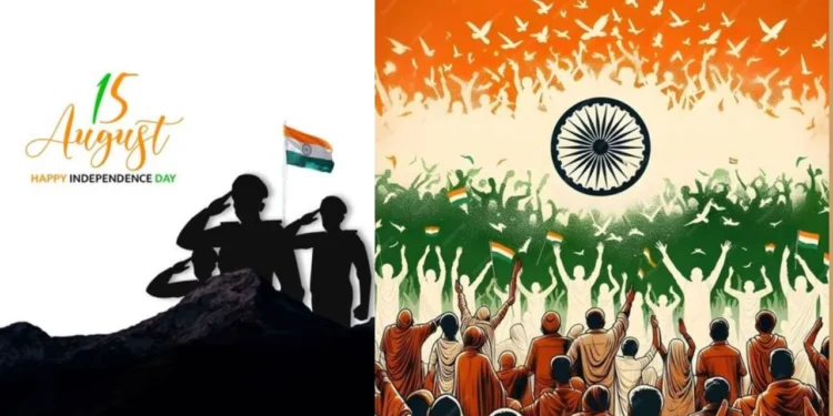 स्कूल ने मनाया स्वतंत्रता दिवस