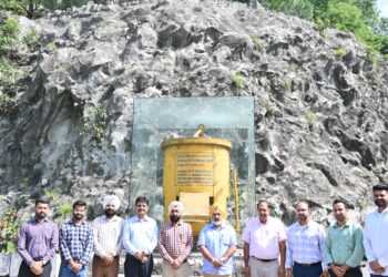 जल स्रोत मंत्री चेतन सिंह जौड़ामाजरा द्वारा भाखड़ा डैम का निरीक्षण, रखरखाव और पानी के स्तर का लिया जायज़ा