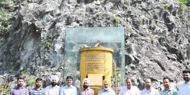 जल स्रोत मंत्री चेतन सिंह जौड़ामाजरा द्वारा भाखड़ा डैम का निरीक्षण, रखरखाव और पानी के स्तर का लिया जायज़ा