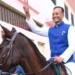 नवीन जिंदल घोड़े पर सवार होकर वोटिंग सेंटर पहुंचे
