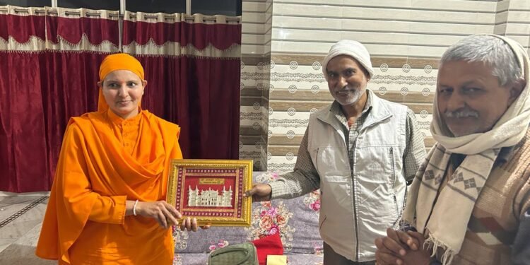 नेपाल में साध्वी रेखा बहन सम्मानित