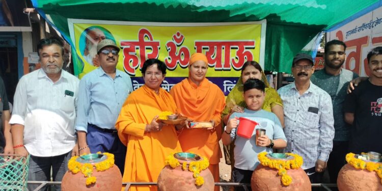 81 हजार से अधिक राहगीर छाछ , जल और साहित्य सेवा से लाभान्वित