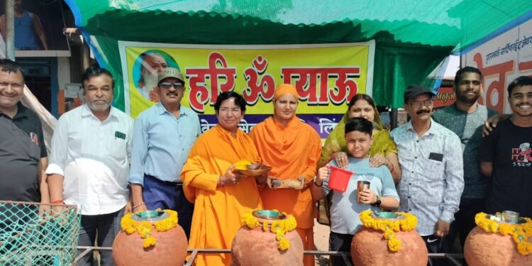 1 लाख 67 हजार राहगीर छाछ , जल और साहित्य सेवा से लाभान्वित