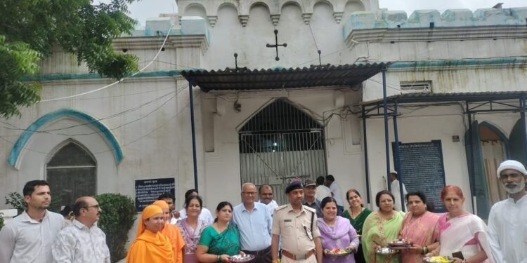 जिला जेल में साध्वी रेखा बहन ने पितरों का करवाया तर्पण