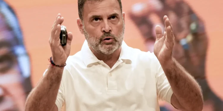 राहुल गांधी ने जेनरेशन जेड से अपने वोट को हेराफेरी से बचाने का आग्रह किया।