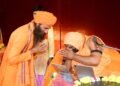 श्री राम कथा में हुआ संत मिलन स्वागत
