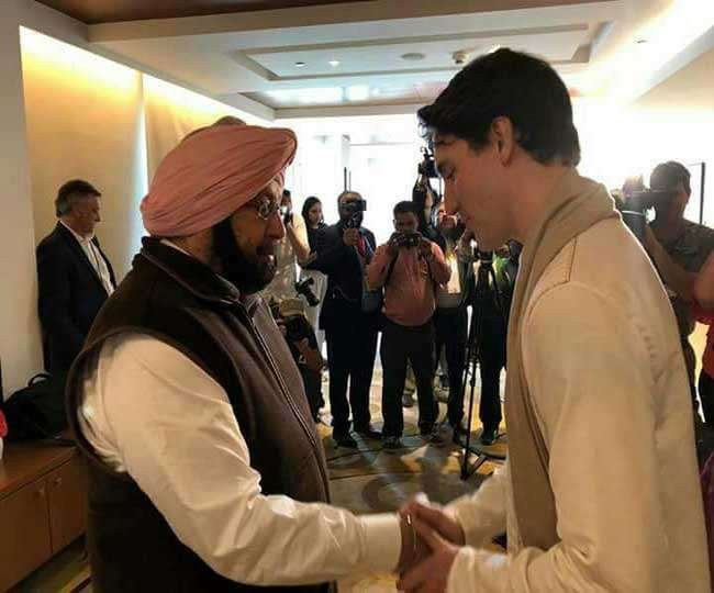 जस्टिन ट्रुडो और कैप्टन अमरिंदर सिंह की कनाडा और पंजाब के हितों पर हुई बातचीत