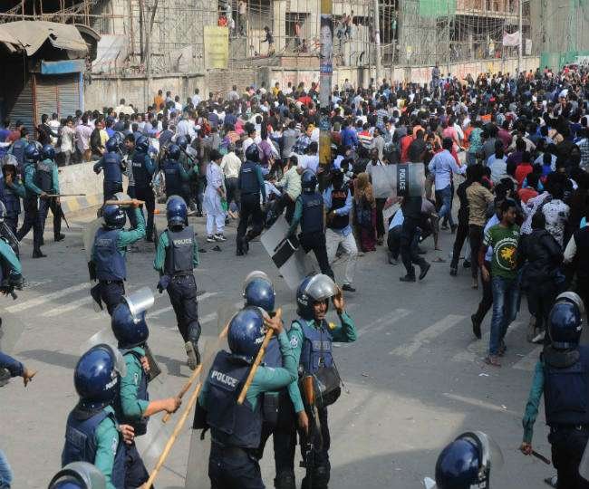 खालिदा को सजा के बाद बांग्लादेश में अराजकता का माहौल