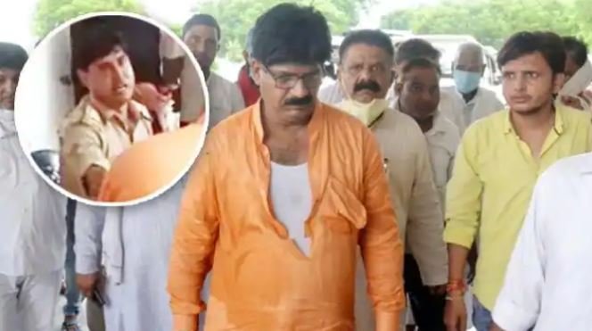 सिंघम दरोगा  का विधायक को थाने में चैलेंज – अगर लड़ने का शौक था, तो एक बार कहता, मैं अपनी वर्दी उतार देता