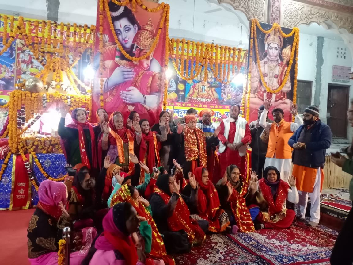 शिव सेना हिंदुस्तान की धार्मिक शाखा श्री राम हनुमान सेवा दल जो कि लगातार 13 वर्षों से श्री काली माता मंदिर के प्रांगण में प्रभु श्री राम जी का संकीर्तन तथा हनुमान चालीसा का पाठ किया जाता है