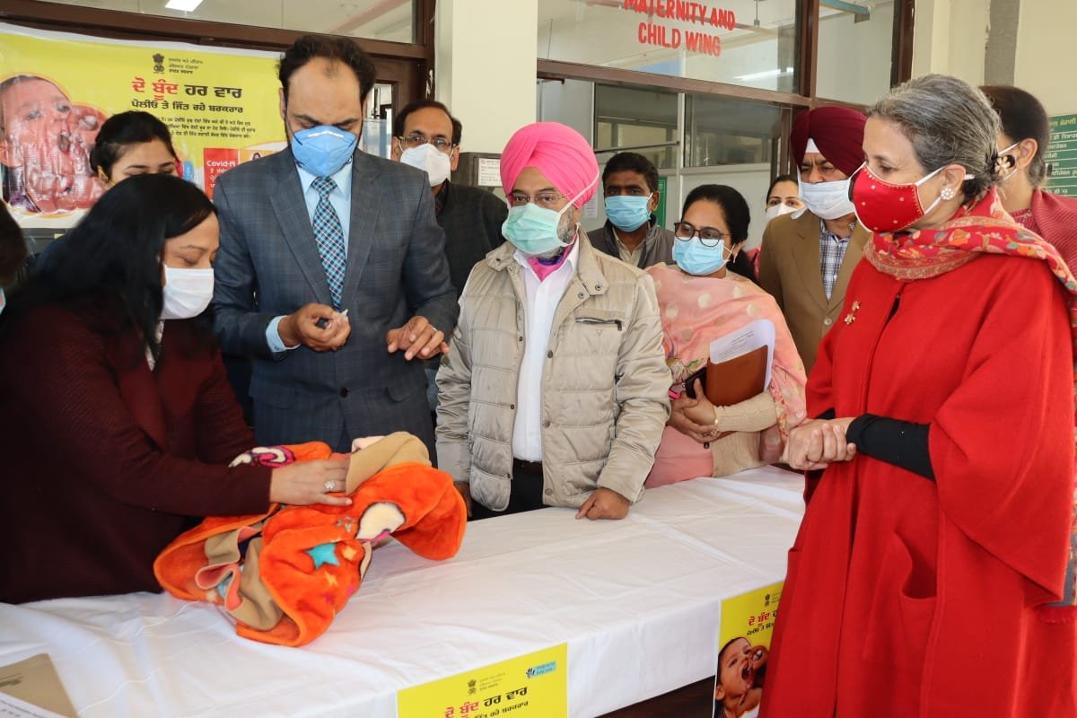 ਸਿਹਤ ਵਿਭਾਗ ਦੇ ਪ੍ਰਮੁੱਖ ਸਕੱਤਰ ਵੱਲੋਂ ਤਿੰਨ-ਦਿਨਾ ਪਲਸ-ਪੋਲੀਓ ਵੈਕਸੀਨੇਸ਼ਨ ਮੁਹਿੰਮ ਦੀ ਸ਼ੁਰੂਆਤ