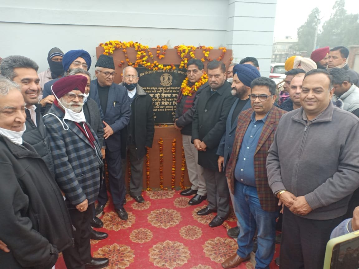 INDUSTRY MINISTER LAYS FOUNDATION STONE OF CONSTRUCTION, WIDENING AND STRENGTHENING PROJECT OF LINK ROADS IN DHOGRI AT COST OF RS 2.62 CRORE