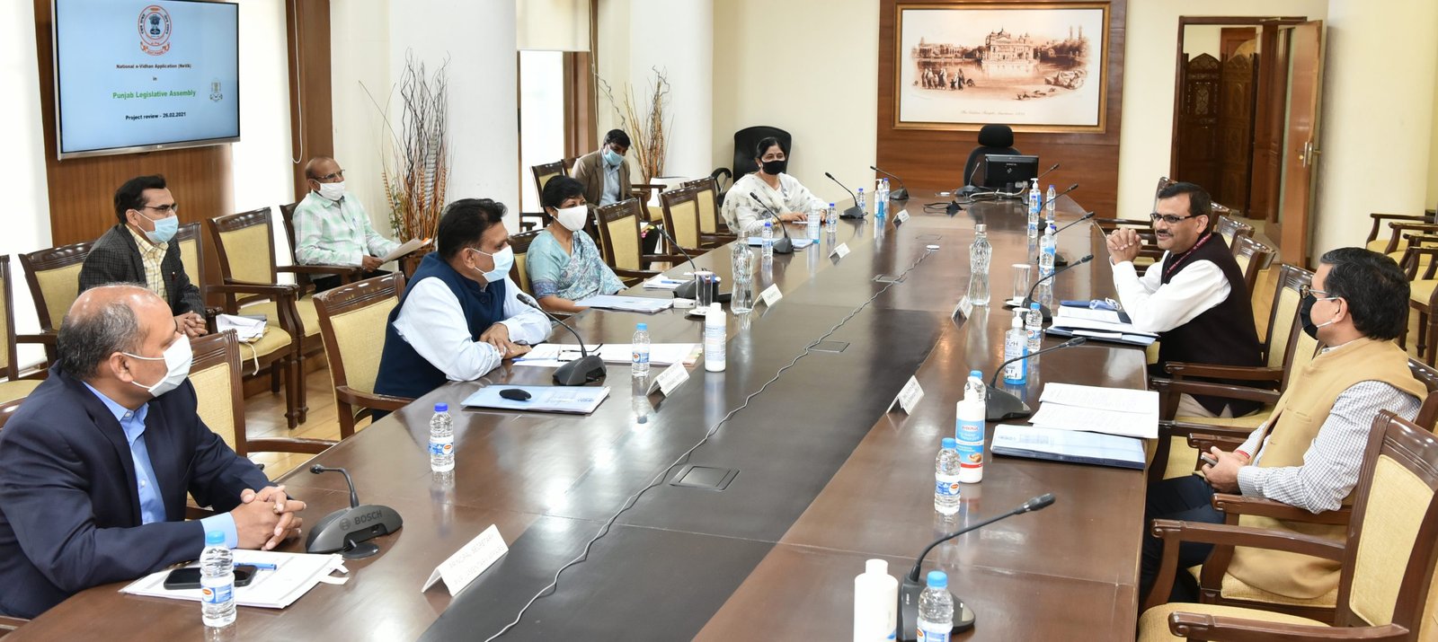 Chief Secretary reviews the progress of ‘paperless working’ in Punjab Vidhan Sabha