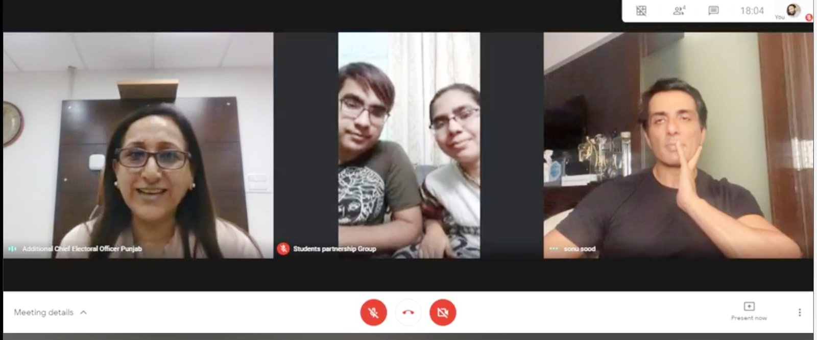 State election Icon Sonu Sood interacts with winners of ‘Election Star’ campaign in a Facebook live event