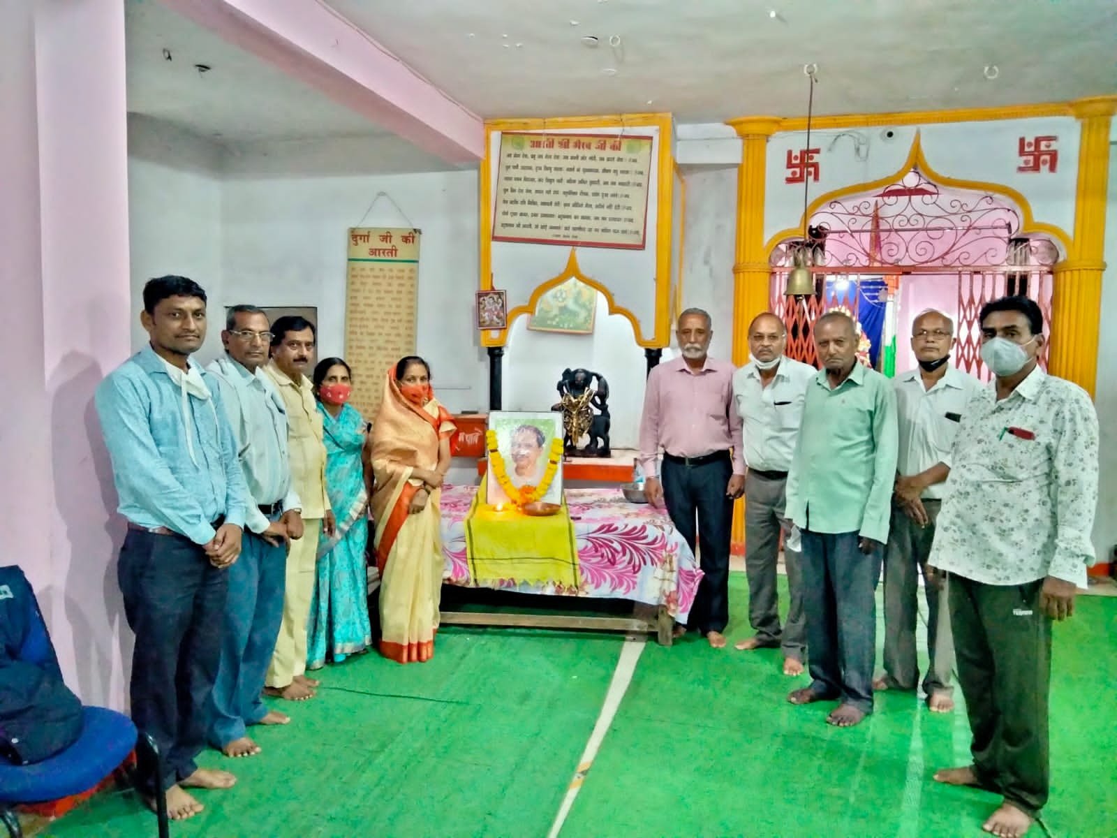 वार्ड क्रमांक 41 में मनाई गई पंडित दीनदयाल उपाध्याय जी की जयंती