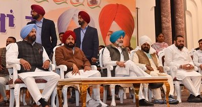 PUNJAB CM EXHORTS PEOPLE TO WIPE OUT AAP AND SAD FROM ELECTORAL SCENE IN ENSUING ASSEMBLY POLLS