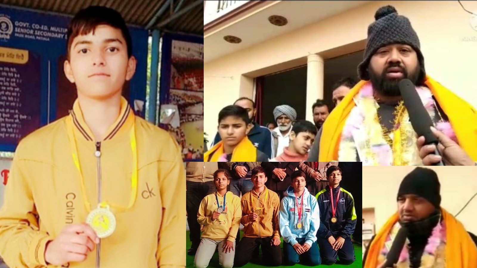 ਗੋਲੂ ਪਹਿਲਵਾਨ ਦੇ ਅਖਾੜੇ ਦੀ ਰੈਸਲਰ ਦਮਨਪ੍ਰੀਤ ਦਾ ਪਿੰਡ ਵਿੱਚ ਕੀਤਾ ਗਿਆ ਸਨਮਾਨ