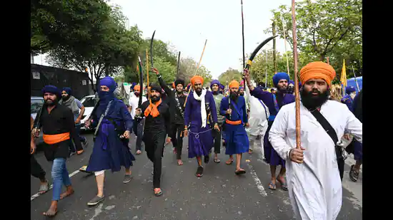 ਅੰਮ੍ਰਿਤਪਾਲ ਸਿੰਘ ਦੇ ਹੱਕ ਵਿਚ ਕੱਢੀ ਮਾਰਚ