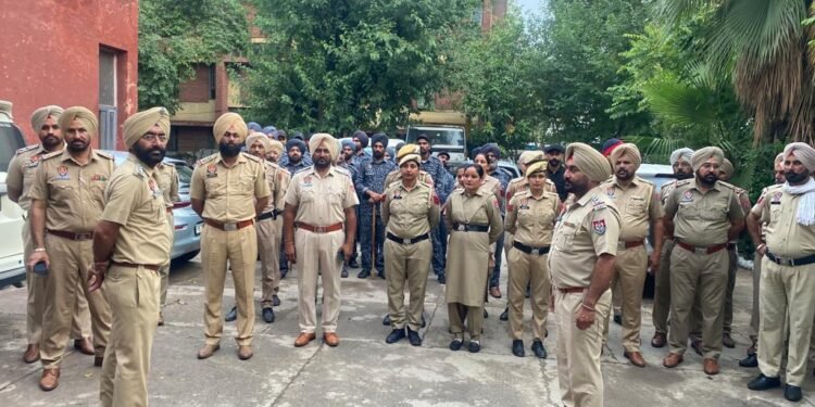 ਡੀਐਸਪੀ ਭਰਪੂਰ ਦੀ ਅਗਵਾਈ ਹੇਠ ਰੈਲੀ ਕੱਢੀ