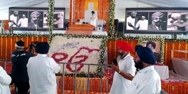 ਪ੍ਰਕਾਸ਼ ਸਿੰਘ ਬਾਦਲ ਦੀ ਅੰਤਿਮ ਅਰਦਾਸ ਅੱਜ