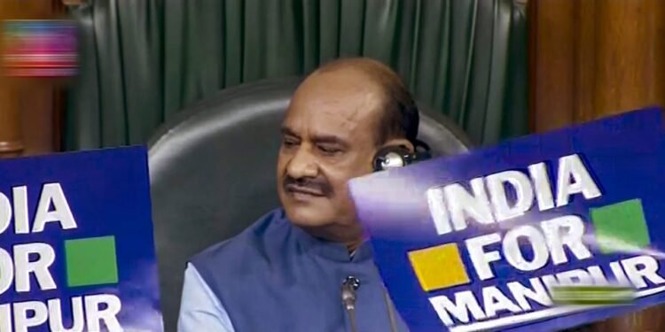 ਕਾਂਗਰਸ ਮਨੀਪੁਰ ਮਾਮਲੇ ’ਤੇ ਲੋਕ ਸਭਾ ’ਚ ਸਰਕਾਰ ਖ਼ਿਲਾਫ਼ ਬੇਭਰੋਸਗੀ ਮਤਾ ਪੇਸ਼ ਕੀਤਾ, ਸਪੀਕਰ ਨੇ ਚਰਚਾ ਲਈ ਪ੍ਰਵਾਨਗੀ ਦਿੱਤੀ