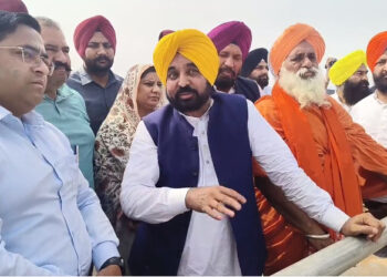 ਜਲੰਧਰ ਵਿਖੇ ਹੜ੍ਹ ਪ੍ਰਭਾਵਿਤ ਇਲਾਕਿਆਂ ਦਾ CM ਭਗਵੰਤ ਮਾਨ ਨੇ ਕੀਤਾ ਦੌਰਾ