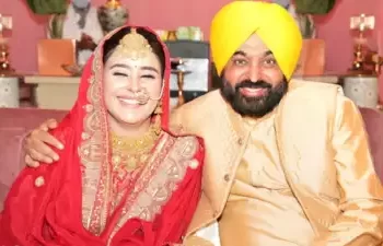 CM ਮਾਨ ਤੇ ਡਾ. ਗੁਰਪ੍ਰੀਤ ਕੌਰ ਦੇ ਵਿਆਹ ਦੀ ਵਰ੍ਹੇਗੰਢ ਅੱਜ, ਪਾਰਟੀ ਲਈ ਬੁੱਕ ਕਰਵਾਇਆ ਚੰਡੀਗੜ੍ਹ ਕਲੱਬ
